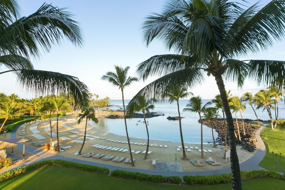 Strand, Fairmont Orchid, Big Island, Hawaii Hochzeitsreise, USA Reisen