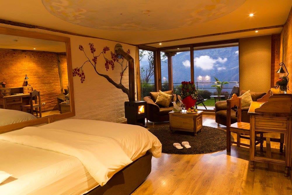 Doppelzimmer, Hotel Luna Volcán, Banos, Ecuador Flitterwochen