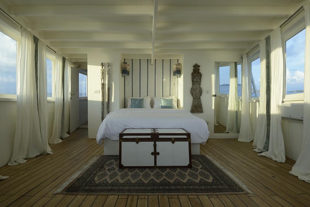 Schlafzimmer, ALEXA Private Cruises - Luxury Yacht Charter, Flores, Indonesien Flitterwochen
