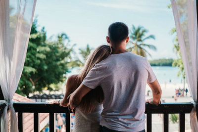 Zweisamkeit in Punta Cana, Dominikanische Republik, Hochzeitsreise
