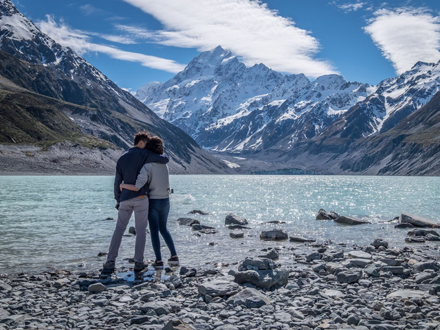 Mount Cook, Neuseeland Hochzeitsreise