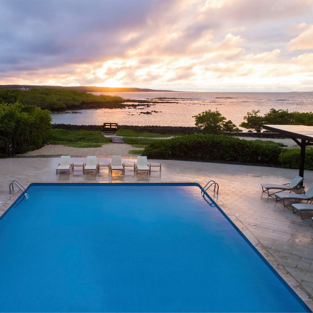 Pool, Finch Bay Eco Galapagos Hotel, Santa Cruz, Ecuador Flitterwochen