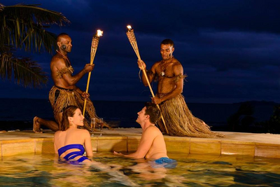Pool, Nanuku Auberge Resort, Fiji, Südsee Hochzeitsreise, Flitterwochen