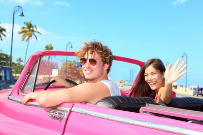 Oldtimer Sightseeing durch Havanna, Kuba Flitterwochen