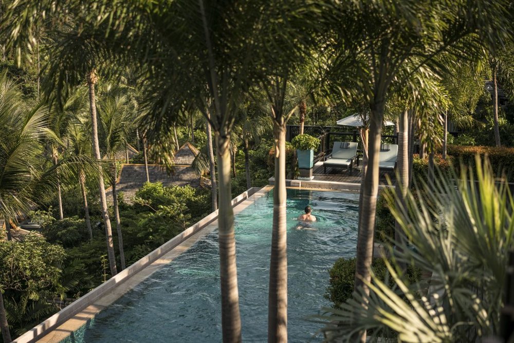 Poolbereich, Kour Seasons Resort, Koh Samui, Thailand Rundreise