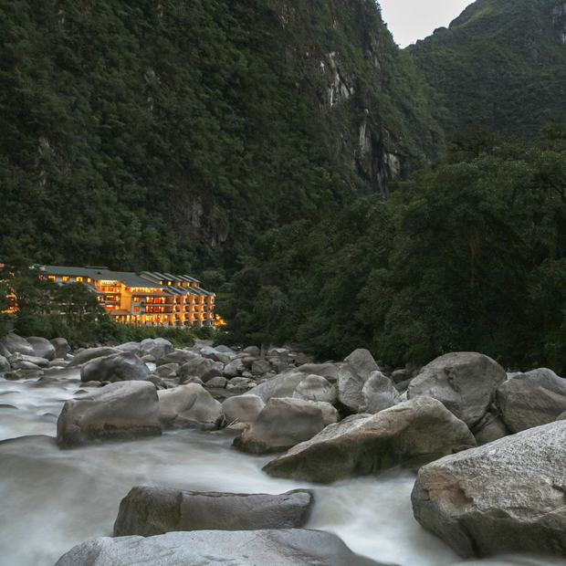 Aussenansicht, Sumaq Machu Picchu Hotel, Aguas Calientes, Peru Hochzeitsreise