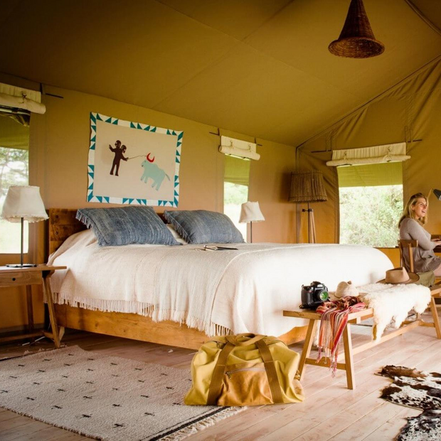Schlafzelt, Nomad Tanzania's Entamanu Ngorongoro, Tansania Flitterwochen