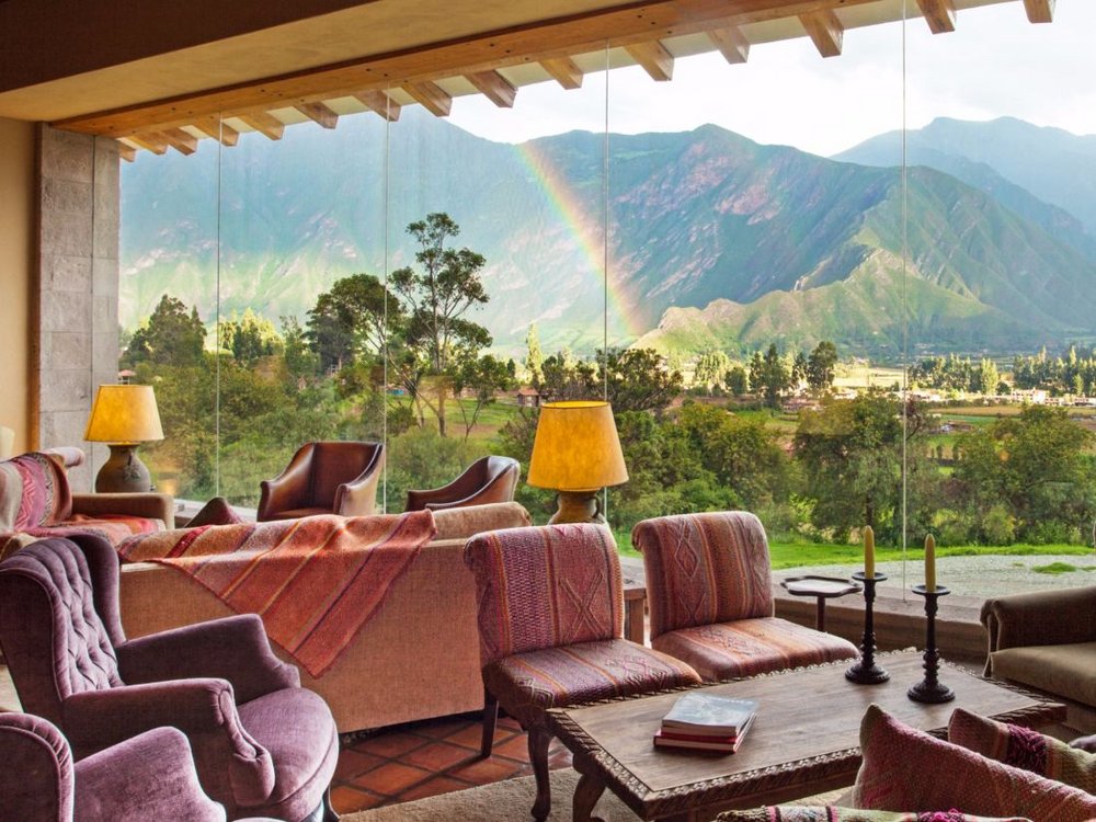Lounge, Inkaterra Hacienda Urumba, Hotel Urumba, Peru Hochzeitsreise