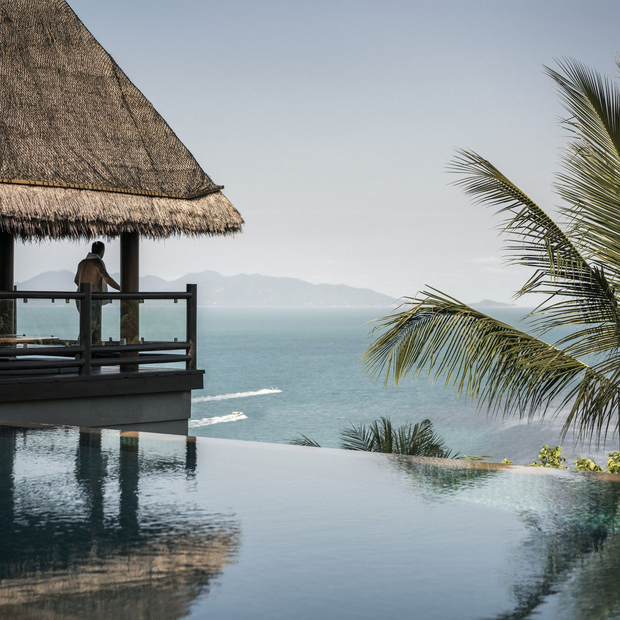 Infinity Pool, Four Seasons Resort, Koh Samui, Thailand Rundreise