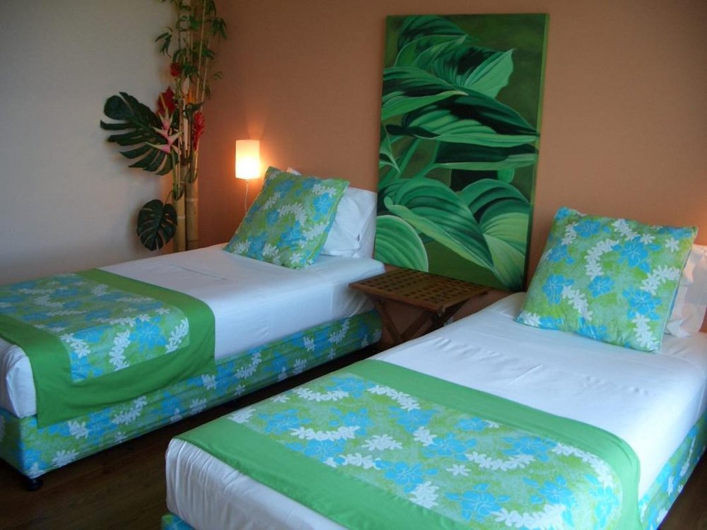 Zweitbettzimmer, Tahiti Airport Motel, Südsee Flitterwochen